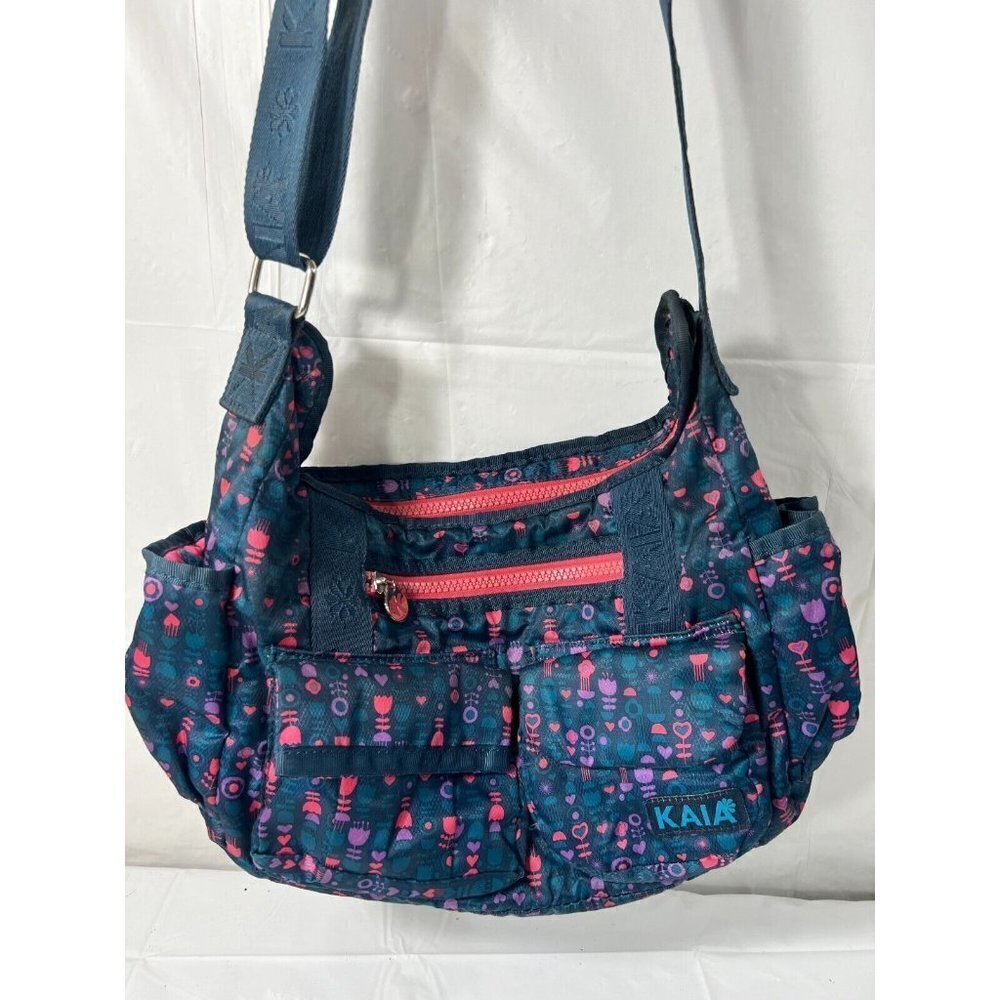 Kaia  crossbody purse peacock garden